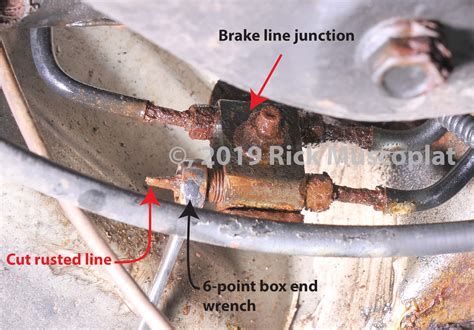 brake line junction box plug|car brake line replacement.